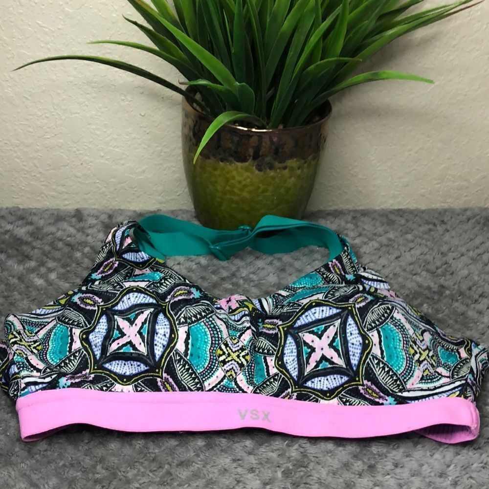 Victoria’s Secret Logo Sports Bra  Pink Size 32B